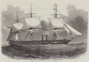 O novo Steam-Frigate Mersey, 40 armas